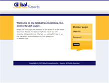 Tablet Screenshot of gciresorts.com